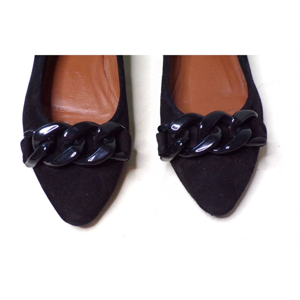🆕 AQUATALIA Palina Pointed Toe Chain Loafer Flat Shoes 8 Black - Picture 8 of 12